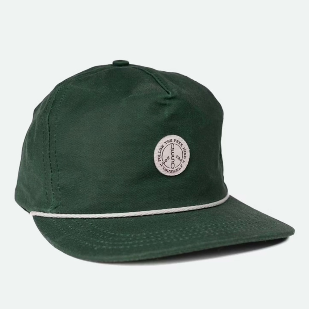 Deso Supply Co Waxed Cotton Cap, Leather Stap Adjust, USA Made!